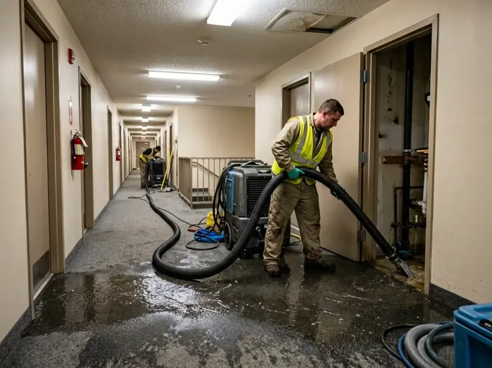 multi-unit-apartment-hallway-f-005 — frequently asked questions, Emergency Burst Pipe Water Extraction & Removal in South Da…